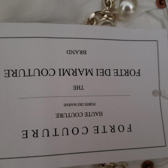 Revolve Forte dei marmi couture Milano white with pearls size 29 - Picture 7 of 8